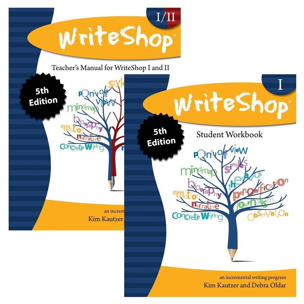 WriteShop Level 1 5th Edition Teacher and Student Workbooks New